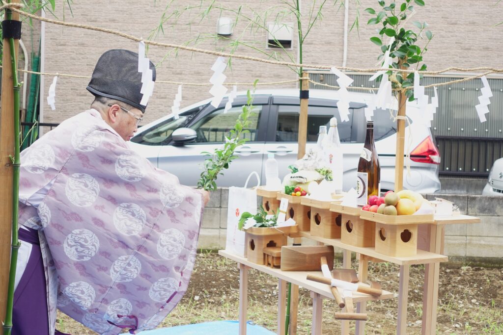 地鎮祭　家づくり　注文住宅　工務店