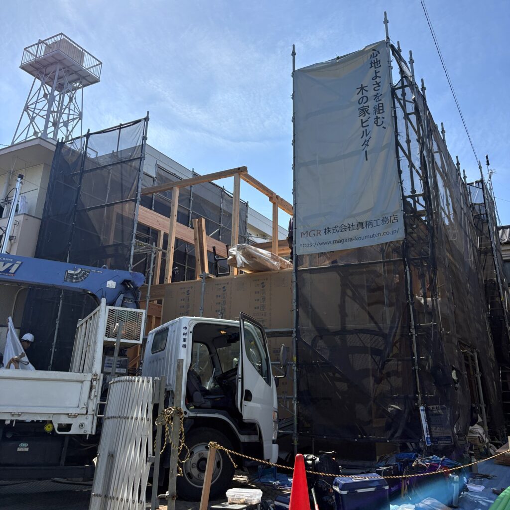 上棟　真柄工務店