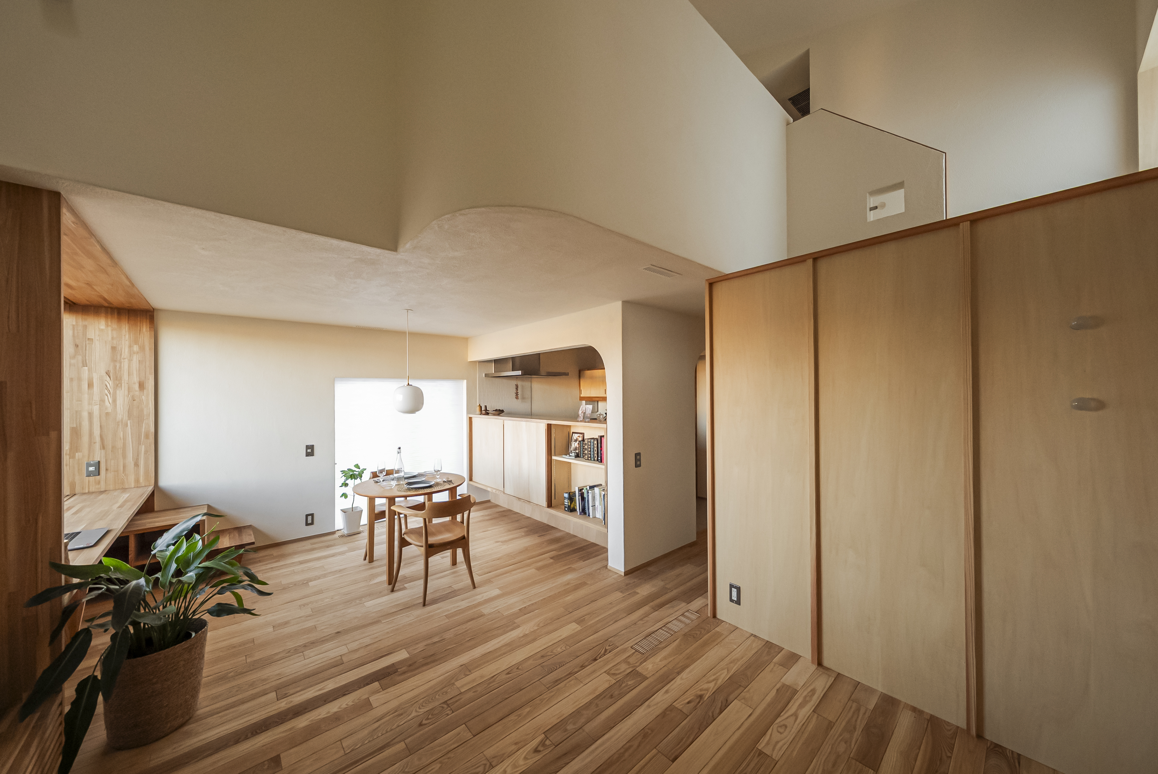 自然素材　注文住宅　施工事例